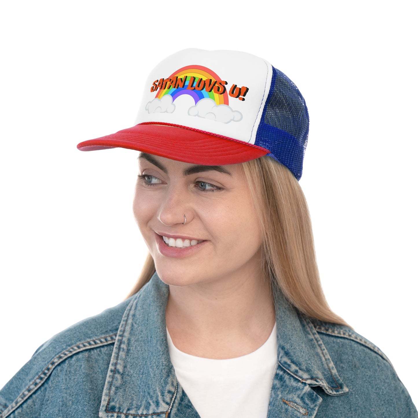 Satan Luvs U! Trucker Cap (4 Colors!)