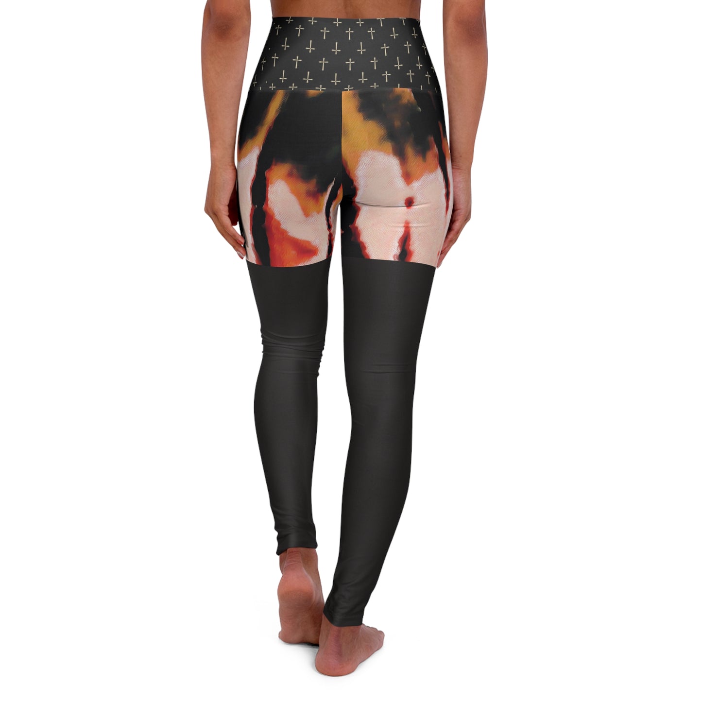 Agnostic Tie-Dye High Waisted Yoga Leggings