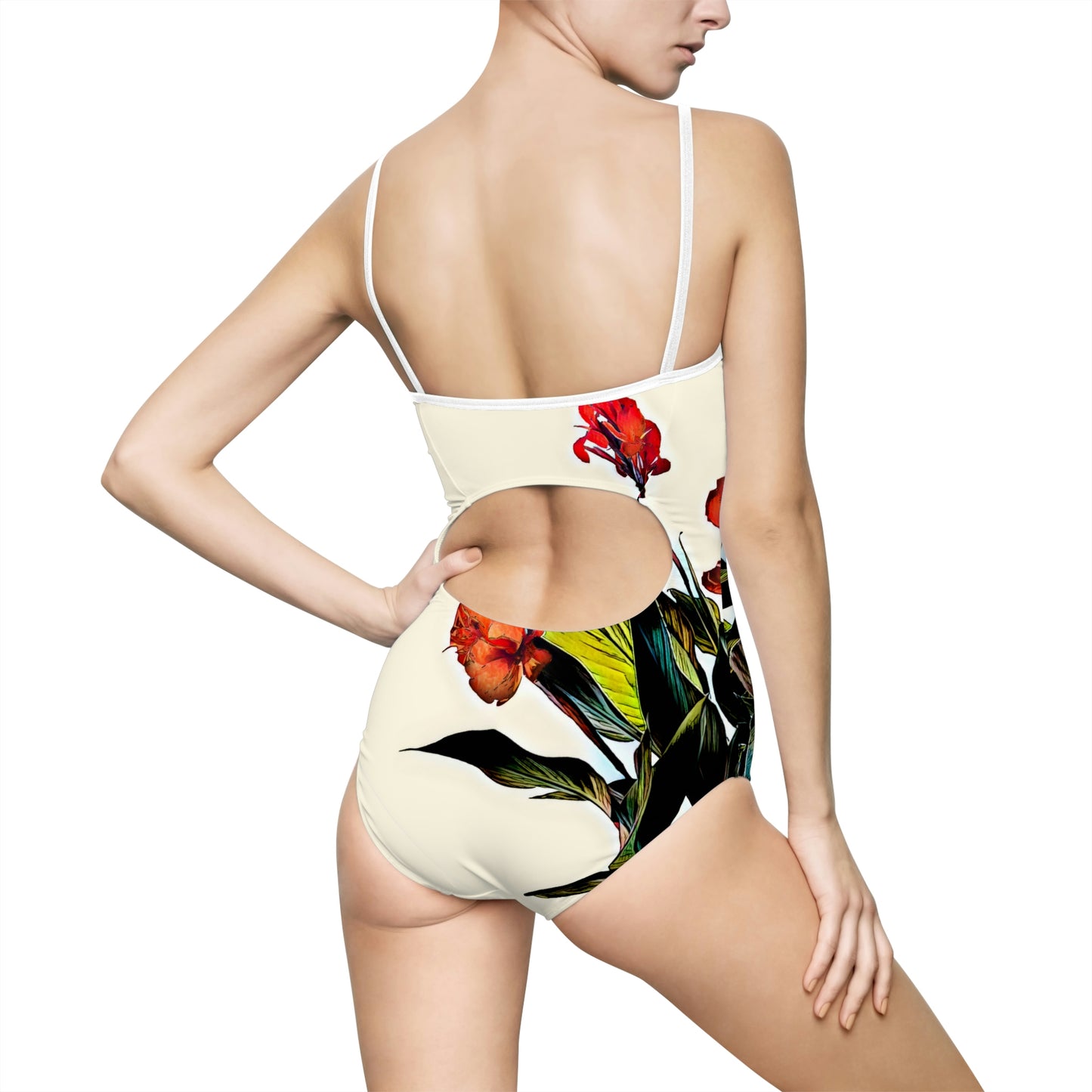 Canna One-piece Retro Swimsuit