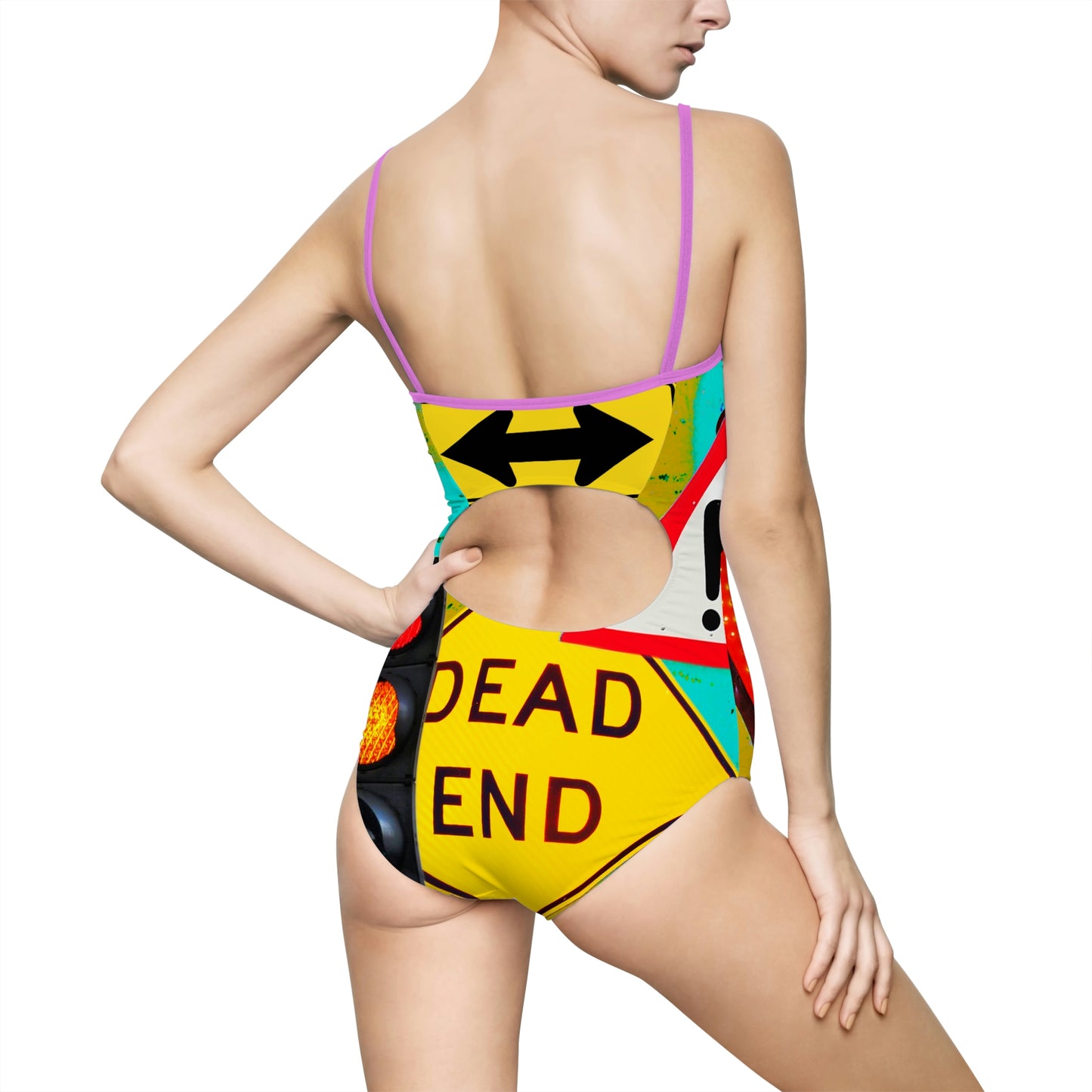 Follow the Signs Women's One-piece Swimsuit
