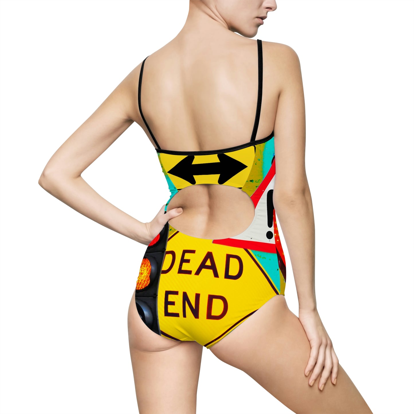 Follow the Signs Women's One-piece Swimsuit