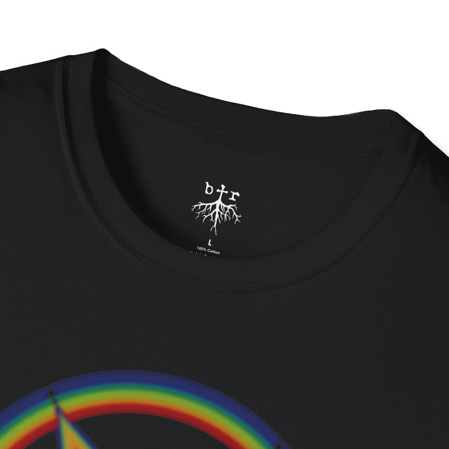 Rainbow Pentagram Unisex Softstyle T-Shirt