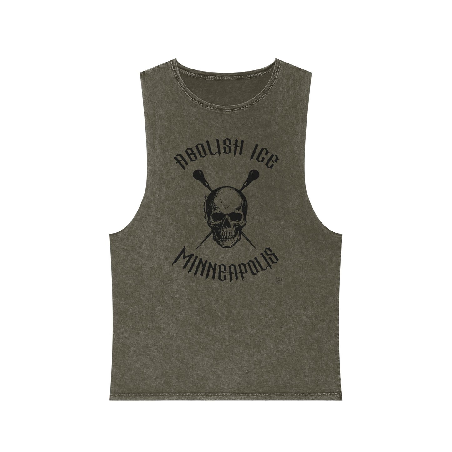 Abolish Ice Icepick Muscle Tee