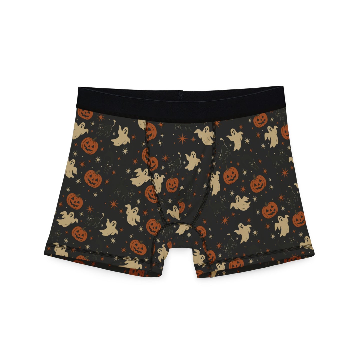 Vintage Hallow’s Spooky Party in My Pants Men's Boxer Briefs