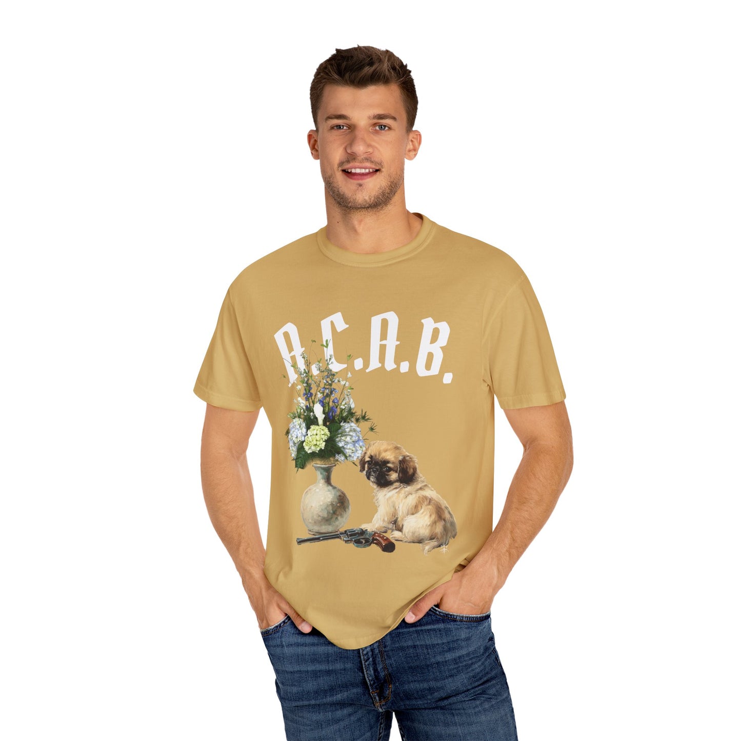 ACAB Pistol Pekingese Unisex T-Shirt
