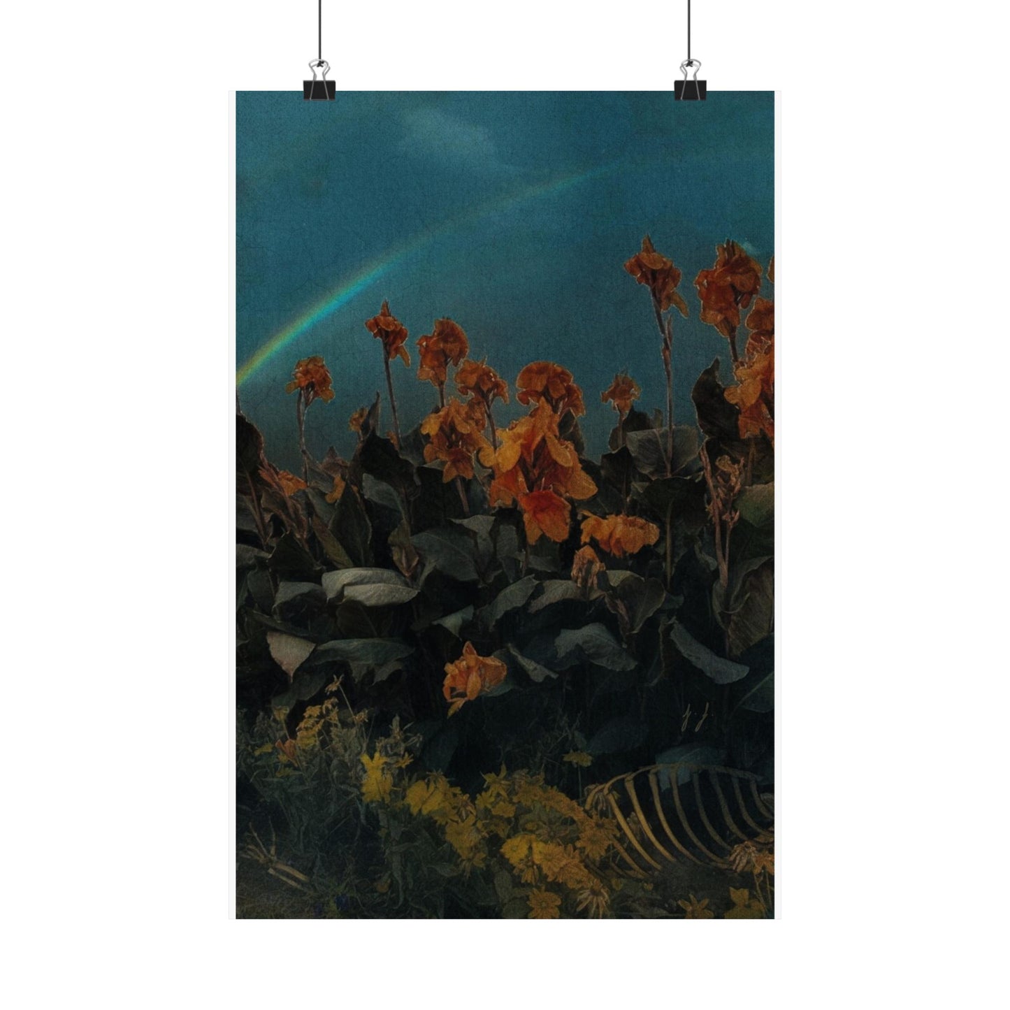 Bury Me Beneath the Cannas by J.J. Liles (Premium Matte Fine Art Poster)