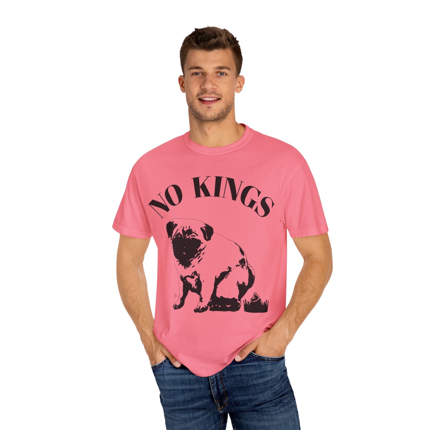 NO KINGS Contrast Unisex T-Shirt
