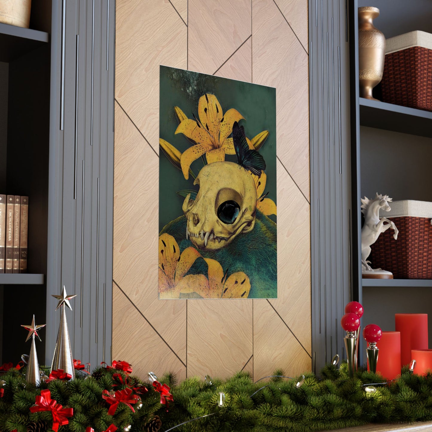 What’s that Mound in the Lily Bed by J.J. Liles (Premium Matte Fine Art Poster)