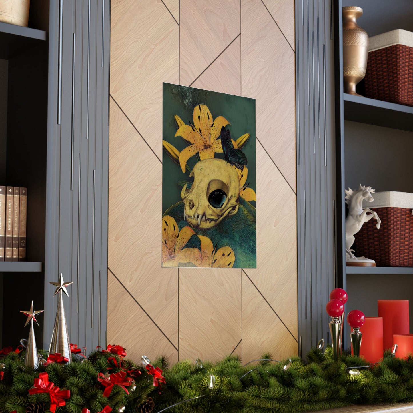 What’s that Mound in the Lily Bed by J.J. Liles (Premium Matte Fine Art Poster)