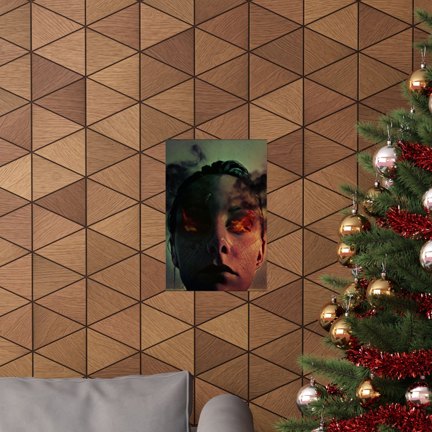 Calculated Human Combustion by J.J. Liles (Premium Matte Fine Art Poster)