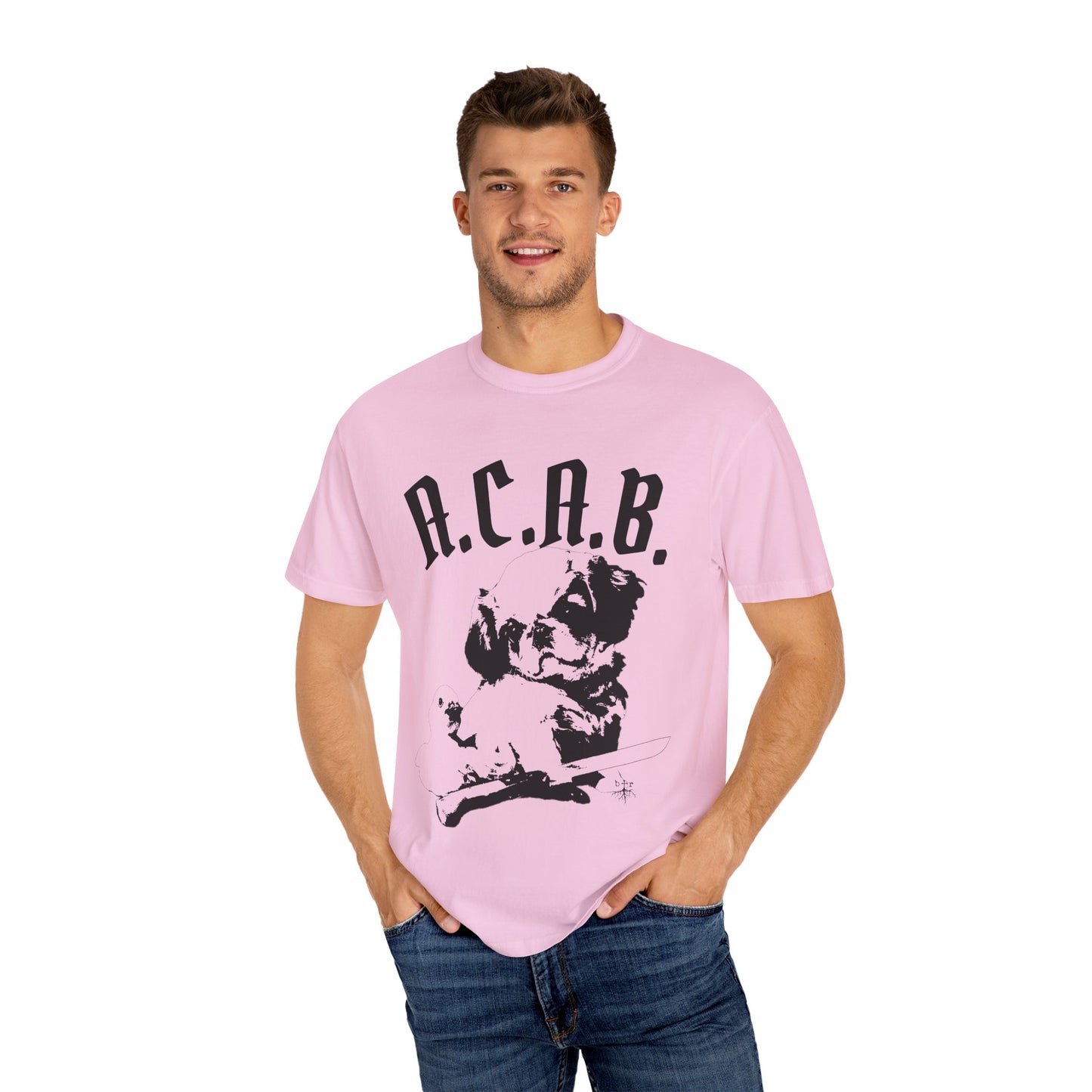 ACAB Pekingese Contrast Unisex T-Shirt