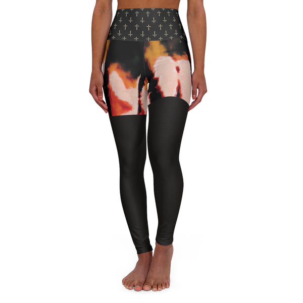 Agnostic Tie-Dye High Waisted Yoga Leggings