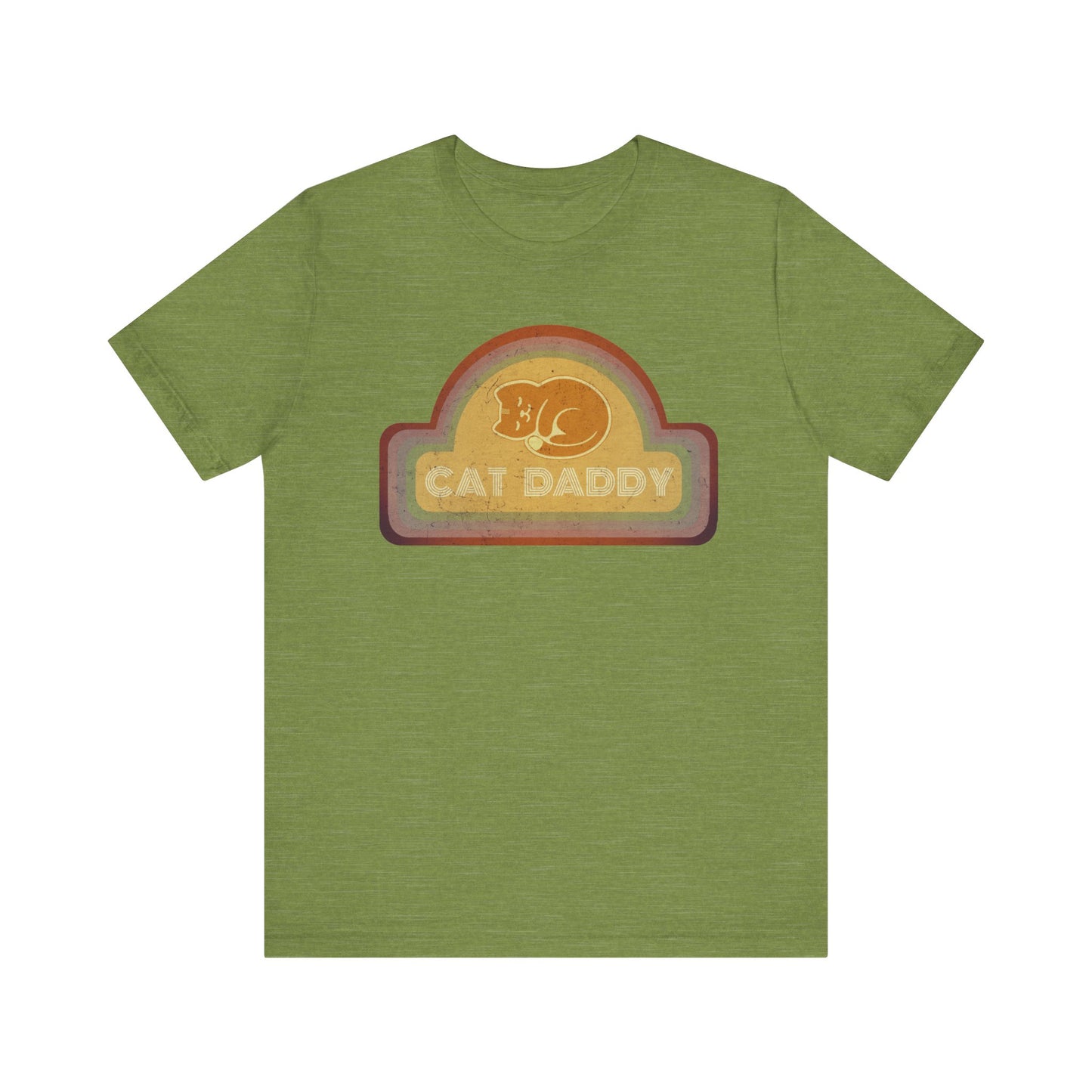 Cat Daddy Rainbow Jersey Short Sleeve Tee