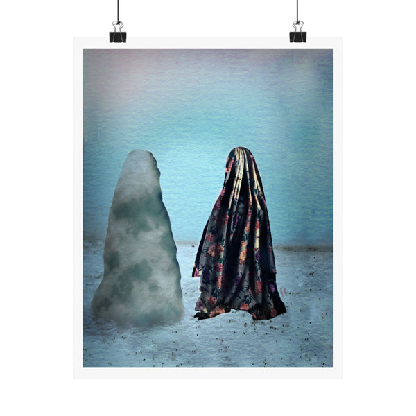 Friend Ghostie by J.J. Liles (Premium Matte Fine Art Poster)