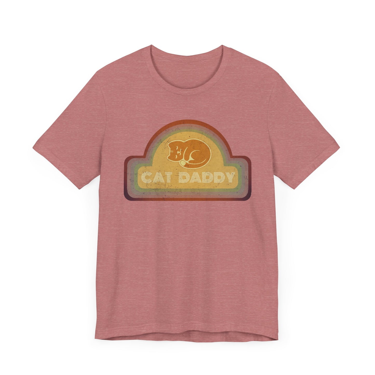 Cat Daddy Rainbow Jersey Short Sleeve Tee