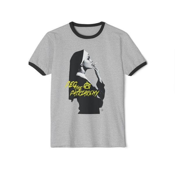 Peg the Patriarchy Soft Ringer Tee