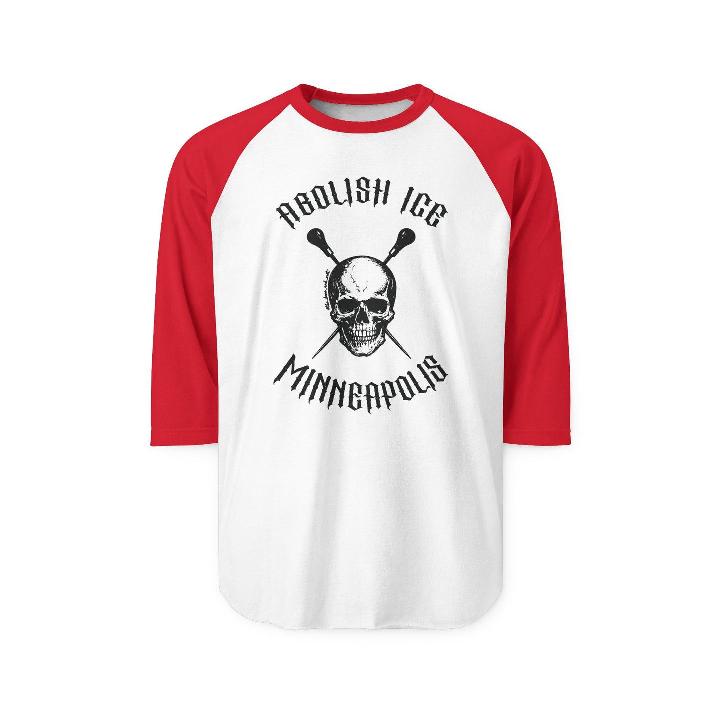 Abolish ICE Minneapolis Raglan Shirt