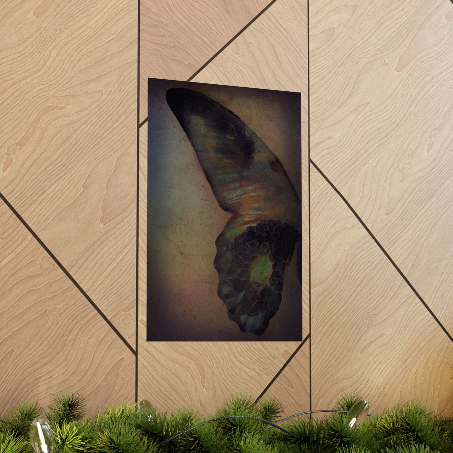 Paper Wings by J.J. Liles (Premium Matte Fine Art Poster)