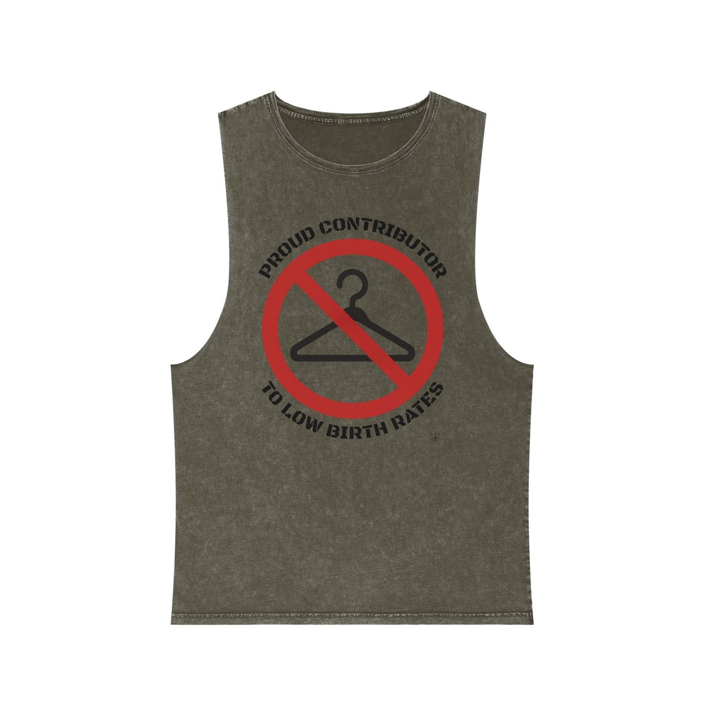 Pro-Choice, Proud Contributor Unisex Mineral Wash Muscle Tee