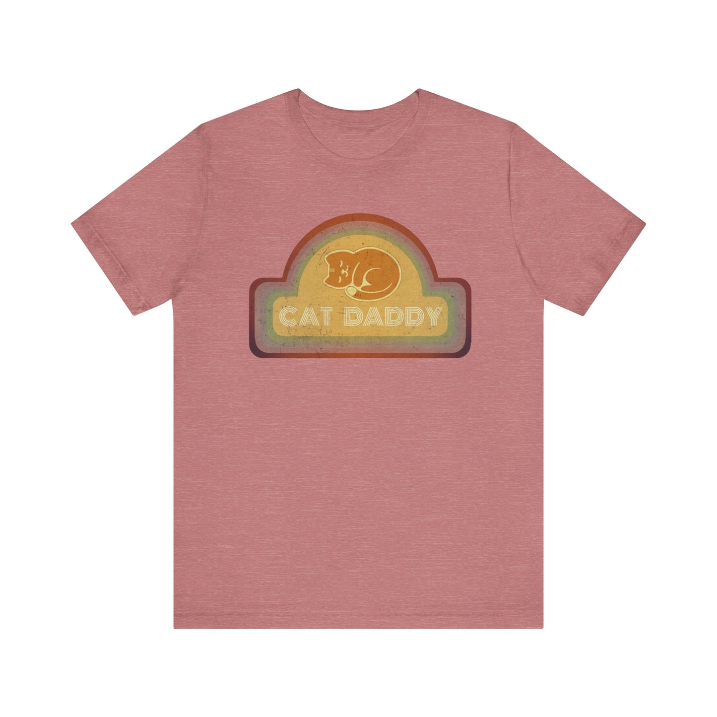 Cat Daddy Rainbow Jersey Short Sleeve Tee