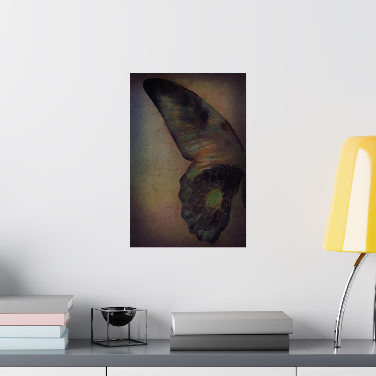 Paper Wings by J.J. Liles (Premium Matte Fine Art Poster)