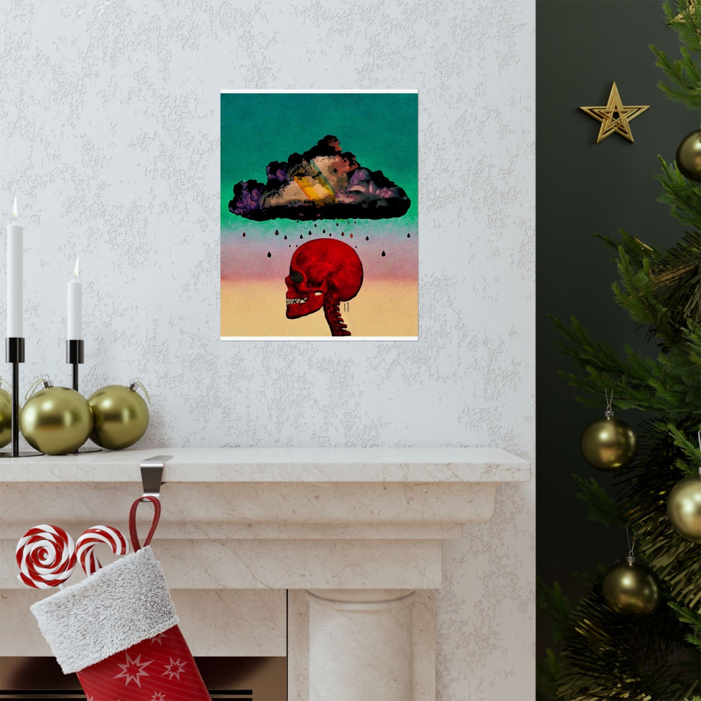 A Little Rain is Good by J.J. Liles (Premium Matte Fine Art Poster)