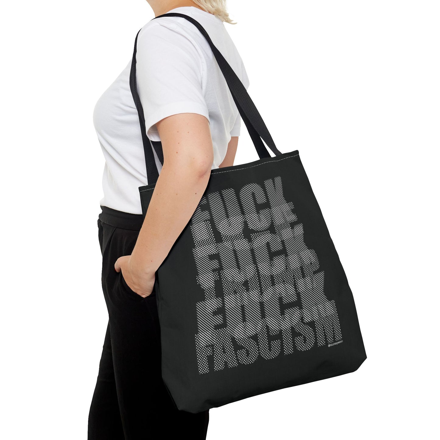 Fuck Ice Fuck Trump Fuck Fascism Tote Bag by E.S.