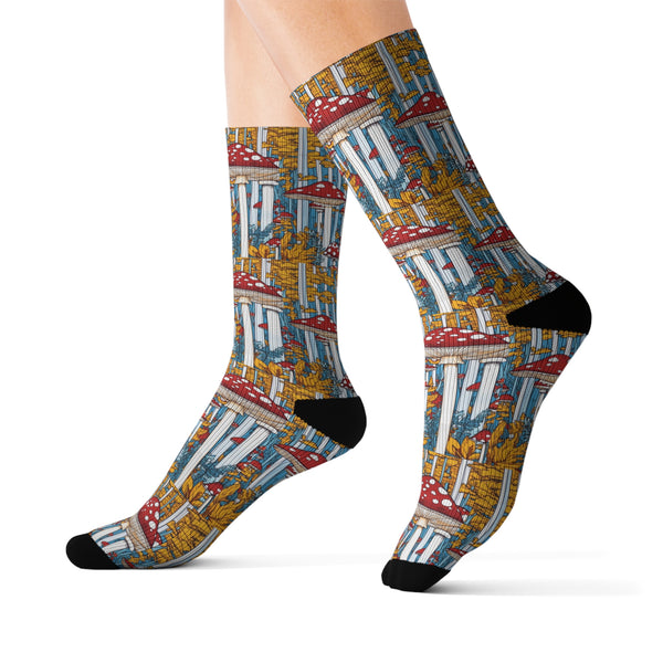 Groovy Mushroom Socks