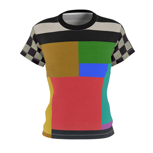 Womens Retro Block Tee