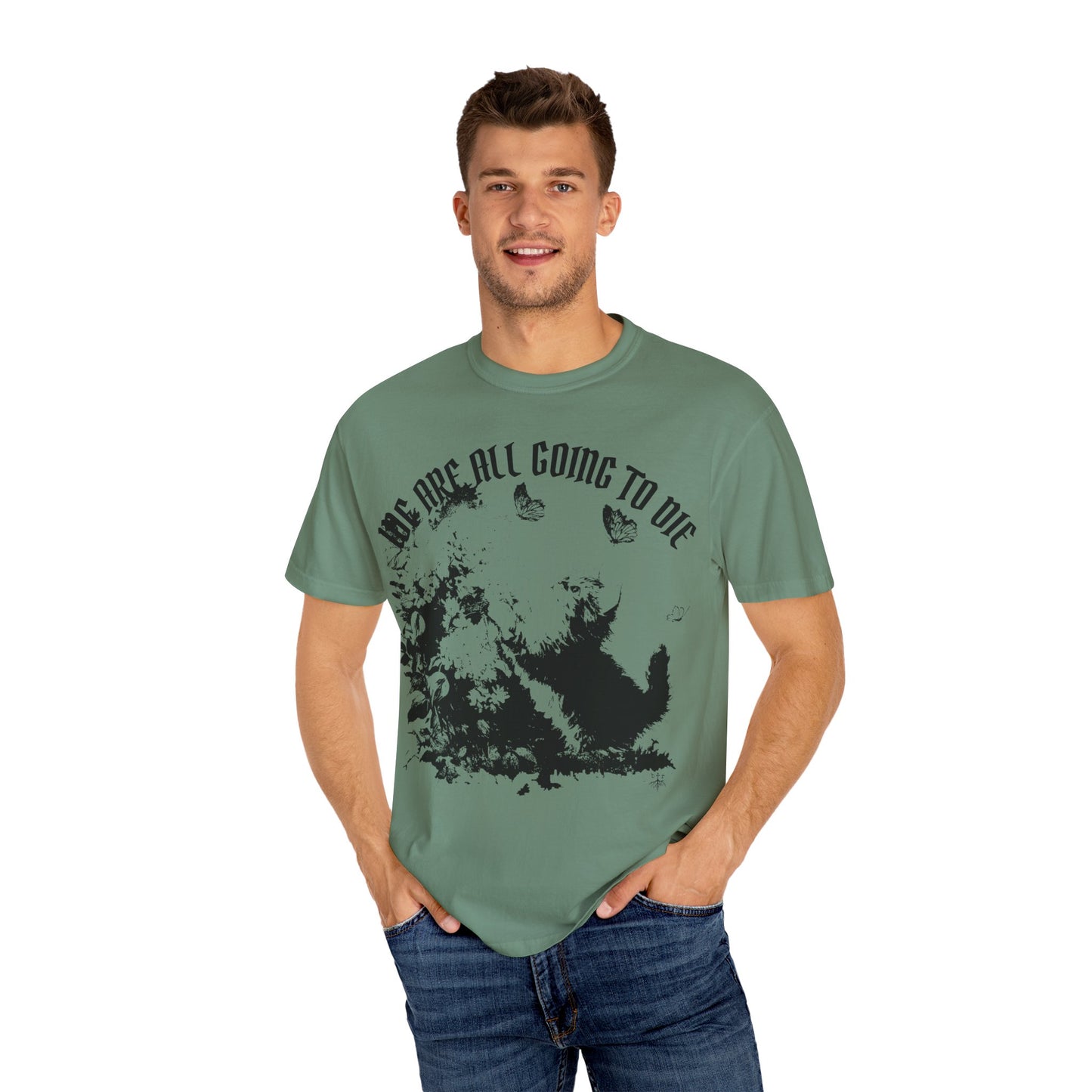 We Are All Going to Die Contrast Unisex T-Shirt