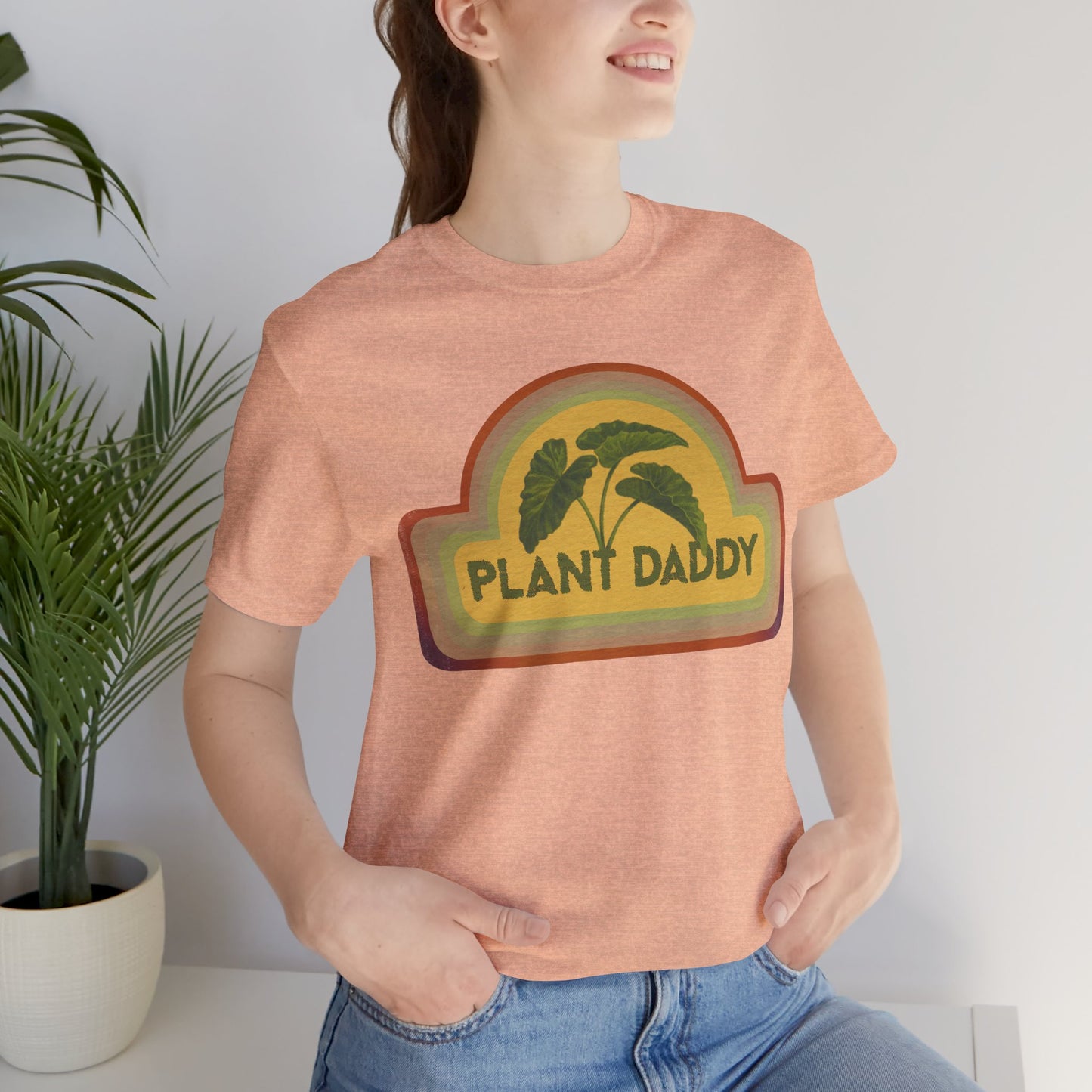 Plant Daddy Rainbow Jersey Short Sleeve Tee