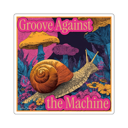 Groovy Snail Vinyl Stickers