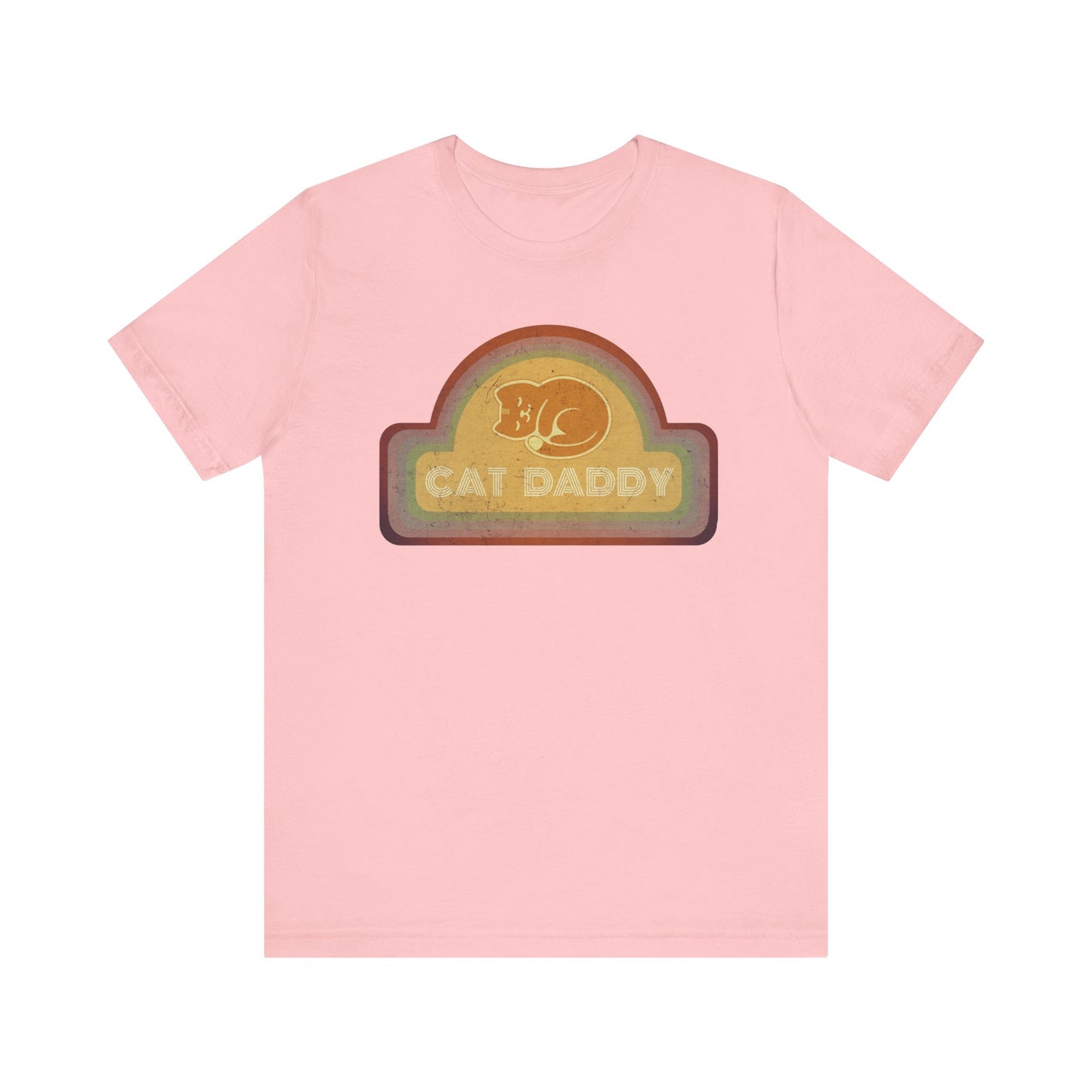 Cat Daddy Rainbow Jersey Short Sleeve Tee