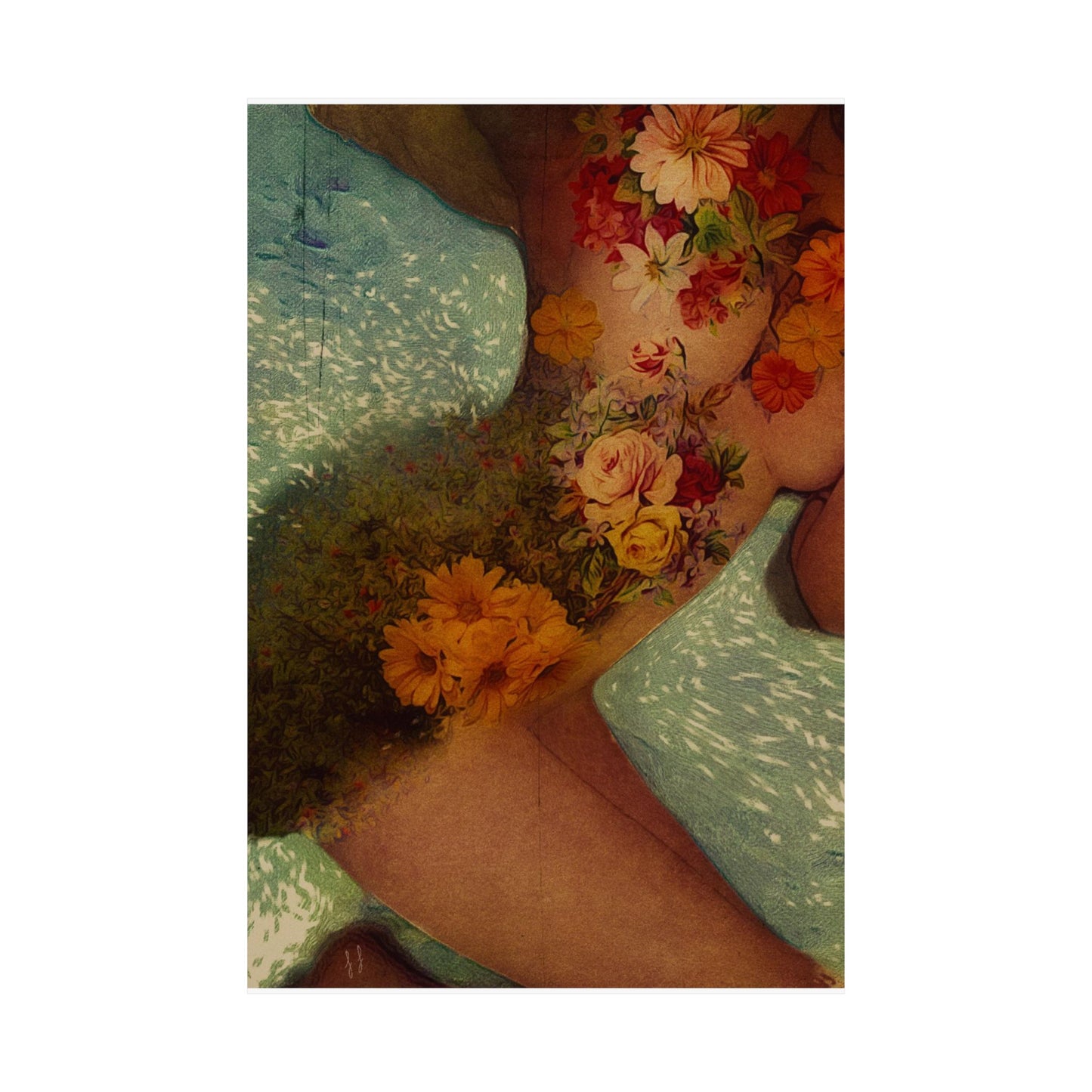 The Late Blooms by J.J. Liles (Premium Matte Fine Art Poster)