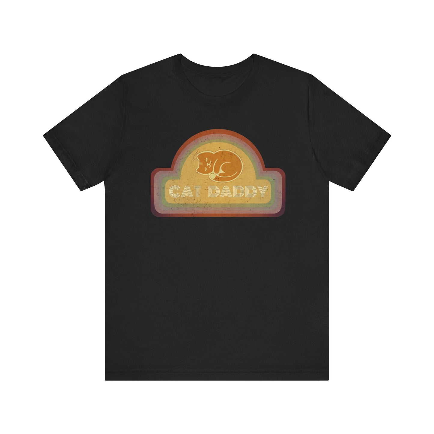 Cat Daddy Rainbow Jersey Short Sleeve Tee