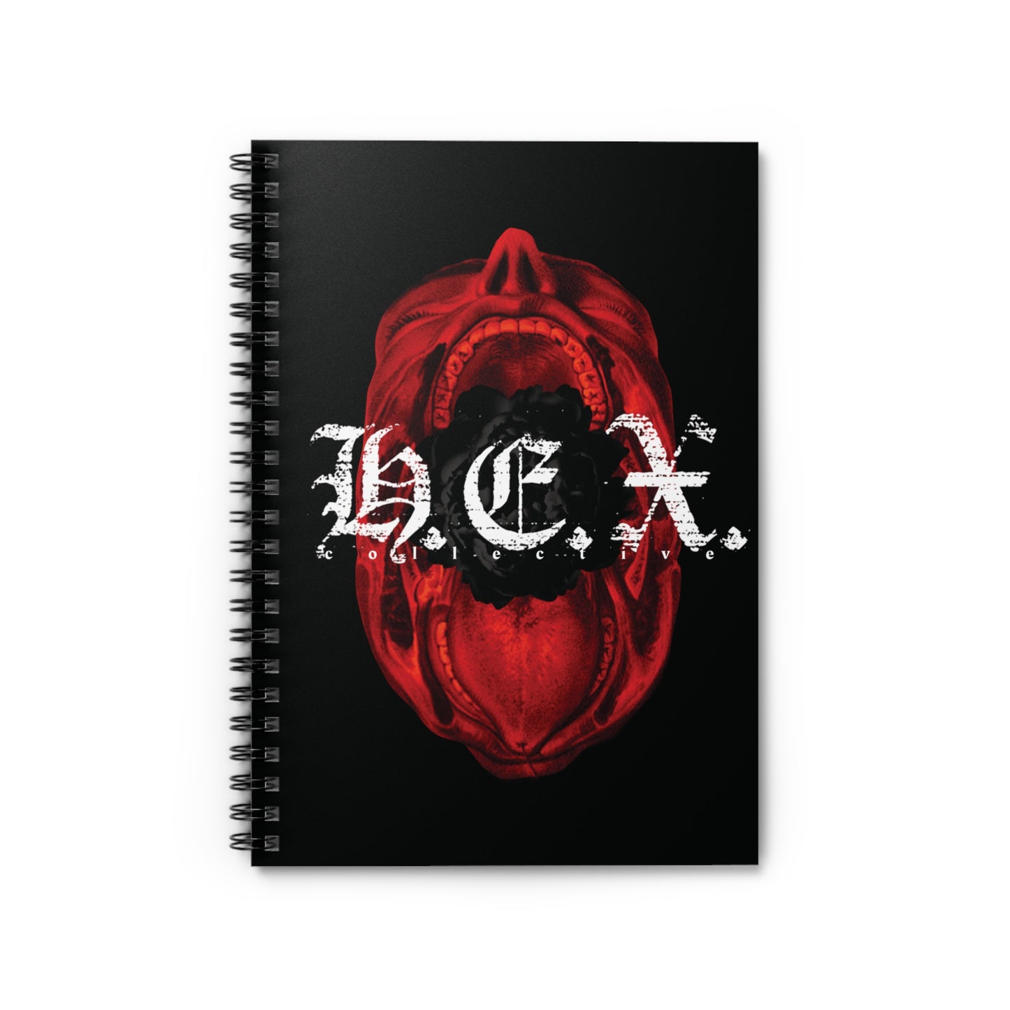Mystical Hex Spiral Notebook - Perfect for Creatives and Witchcraft Enthusiasts