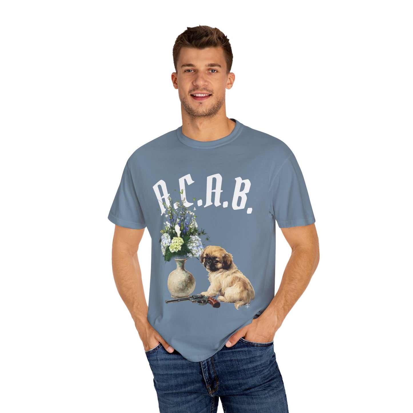 ACAB Pistol Pekingese Unisex T-Shirt