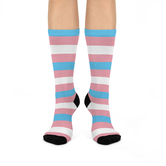 Trans Rights Crew Socks