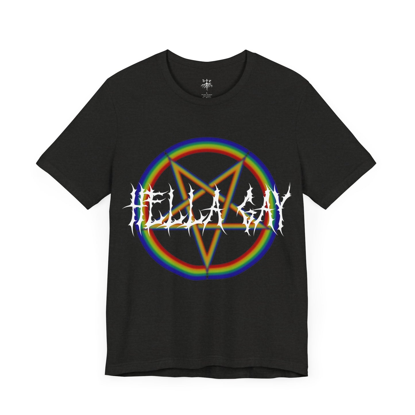 Hella Gay Unisex Jersey Short Sleeve Tee