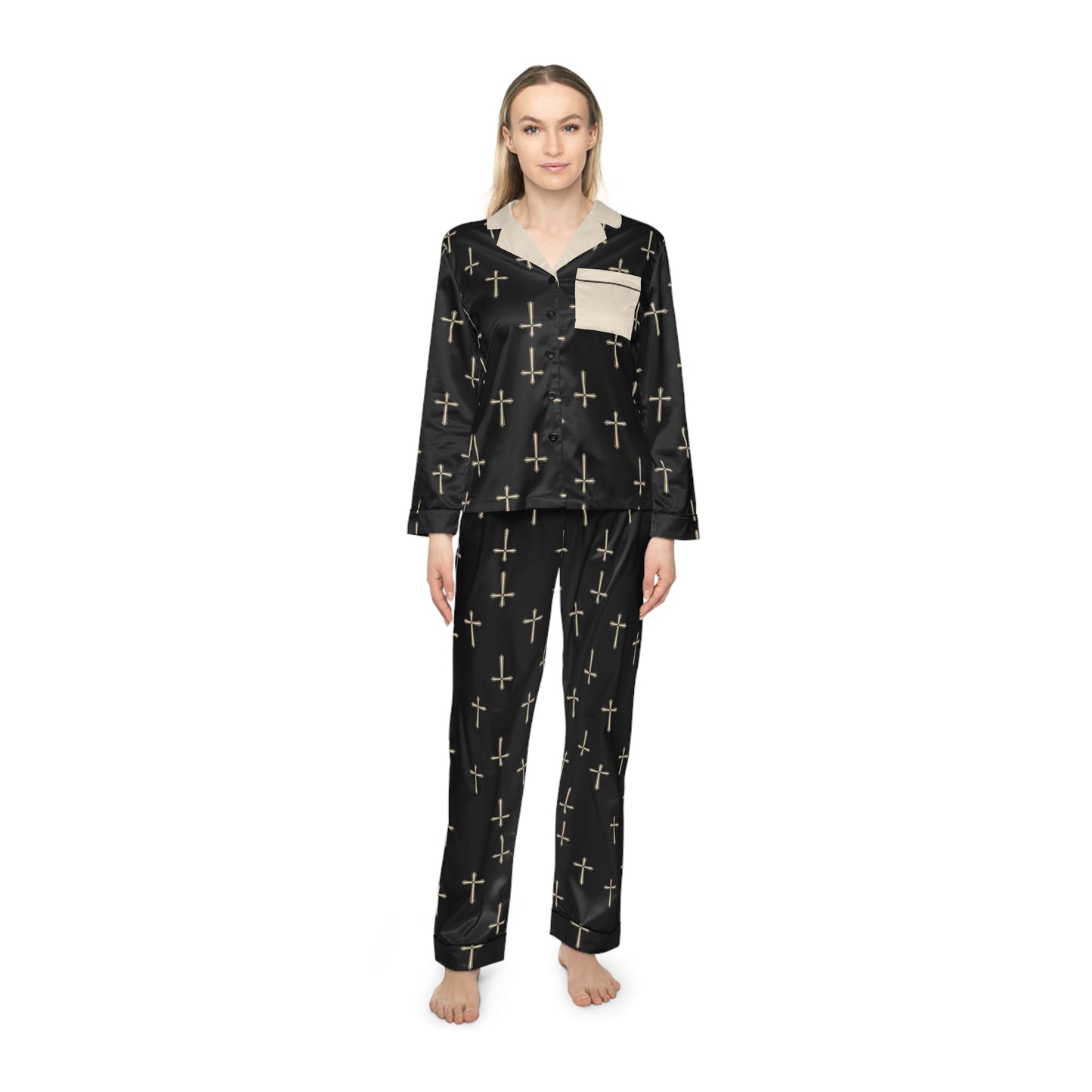 Women's Agnostic Satin Pajamas