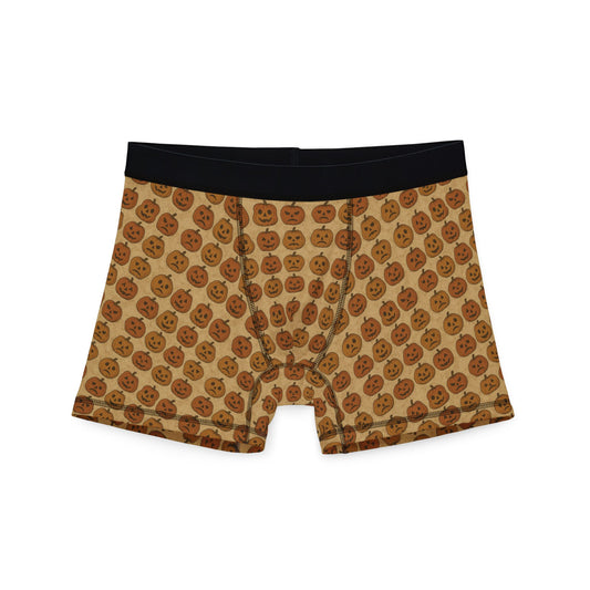 Vintage Pumpkin Print Boxer Briefs