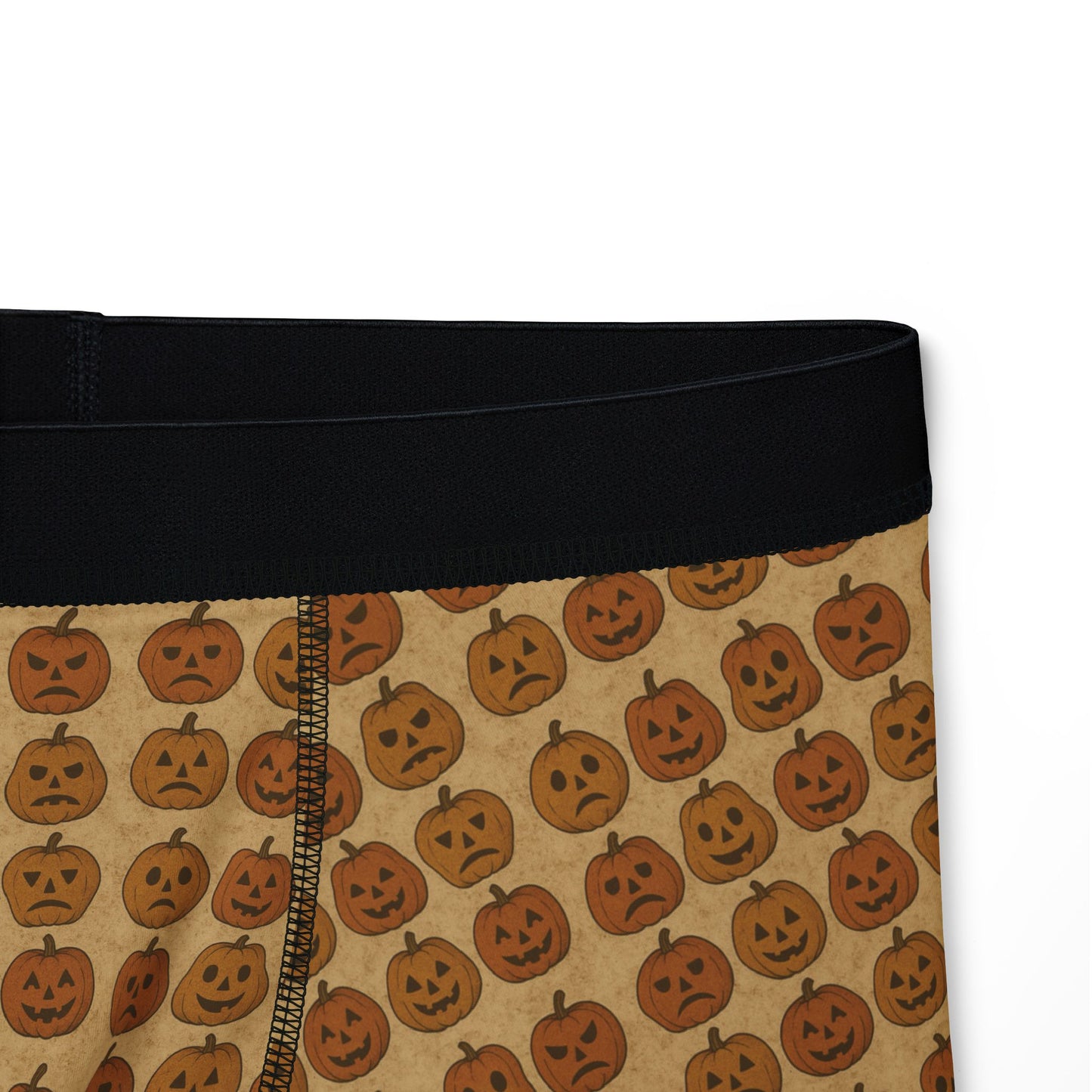 Vintage Pumpkin Print Boxer Briefs