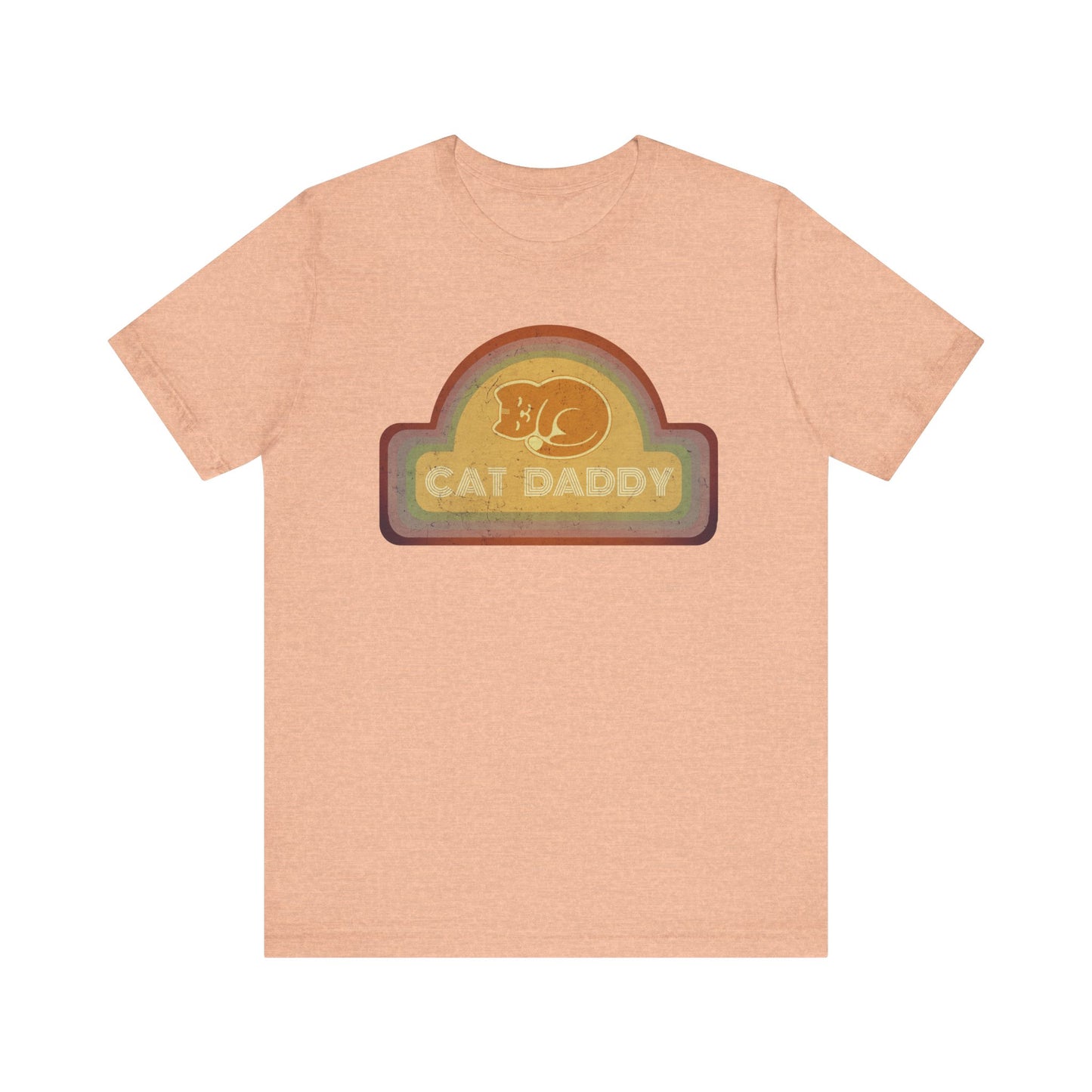 Cat Daddy Rainbow Jersey Short Sleeve Tee