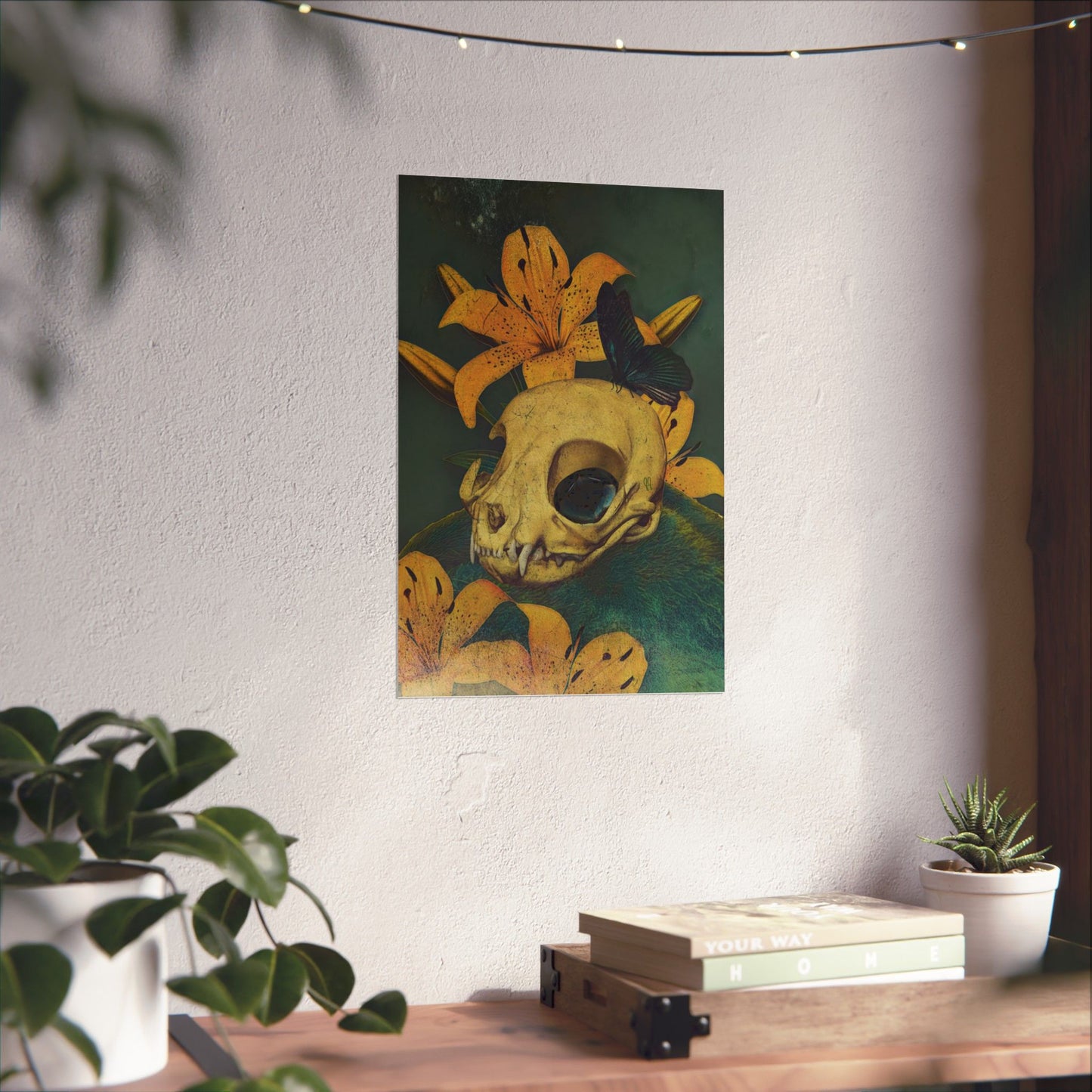What’s that Mound in the Lily Bed by J.J. Liles (Premium Matte Fine Art Poster)