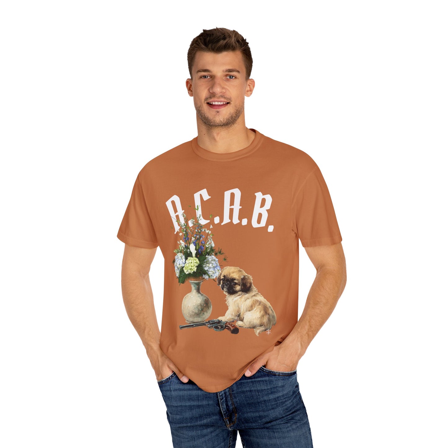 ACAB Pistol Pekingese Unisex T-Shirt