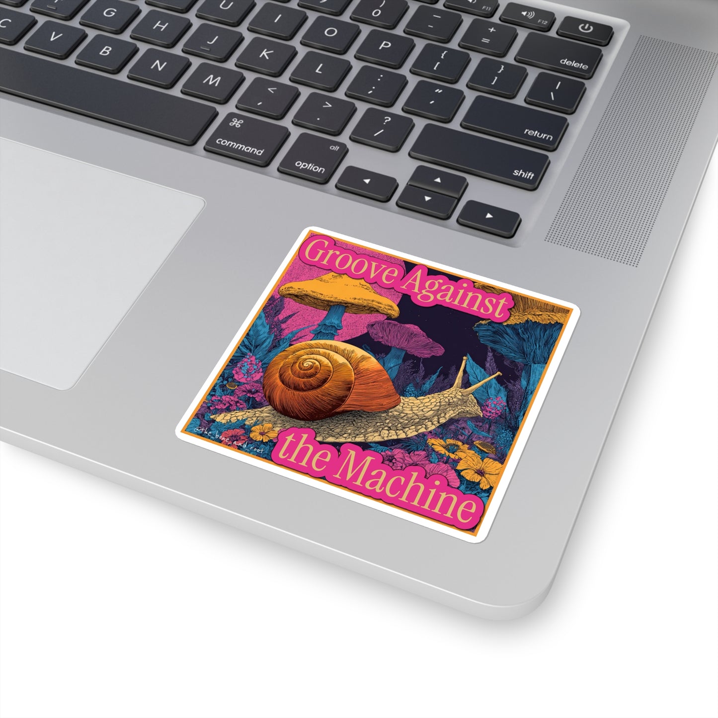 Groovy Snail Vinyl Stickers