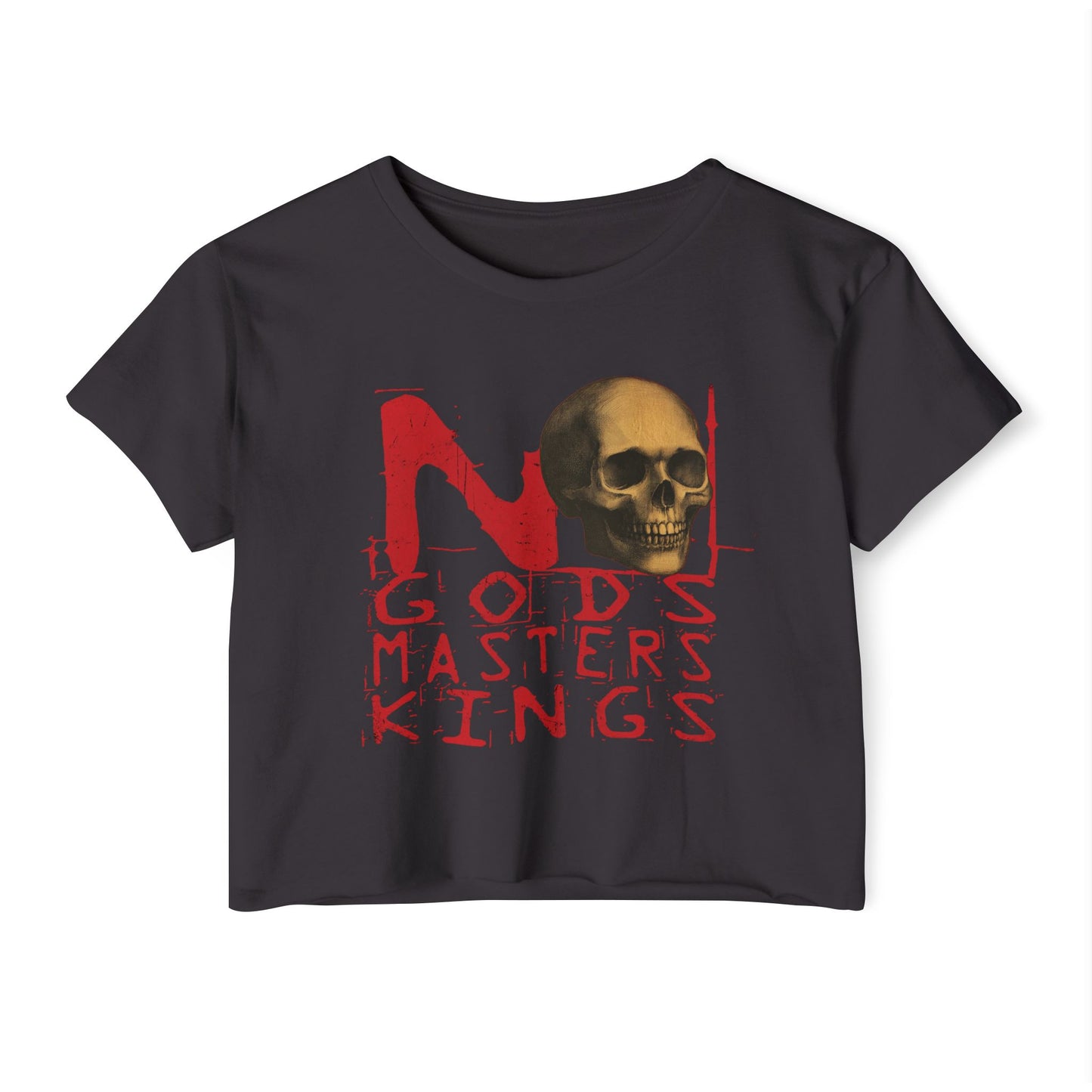 Women's Festival Crop Top - Vintage American Flag Design