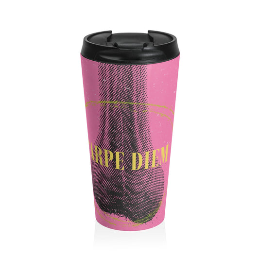 Carpe Diem Balls Stainless Steel Travel Mug