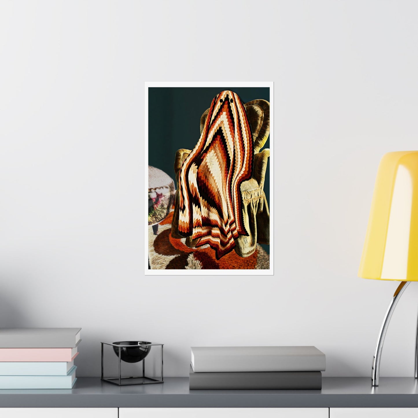 Cozy Night Ghostie by J.J. Liles (Premium Matte Fine Art Poster)