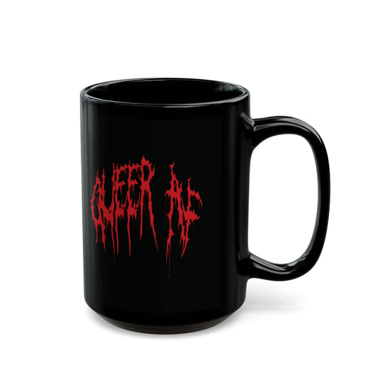 Queer AF Black Mug (11oz, 15oz)